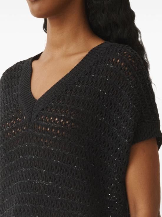 Fabiana Filippi FABIANA FILIPPI Women Sweater MAD275F572 L3535146 Blue Size XS / US 0-2 / IT 36-38 - 3 Thumbnail