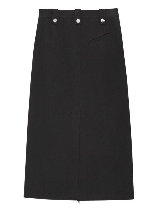 Ganni GANNI Women Mid Skirts W0240 099 Black Size 27" / US 4 / IT 40 - 4 Thumbnail