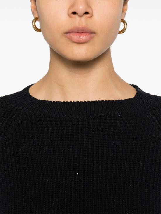 Fabiana Filippi FABIANA FILIPPI Women Sweater MAD275F529 L3515146 Blue Size M / US 6-8 / IT 42-44 - 4 Thumbnail