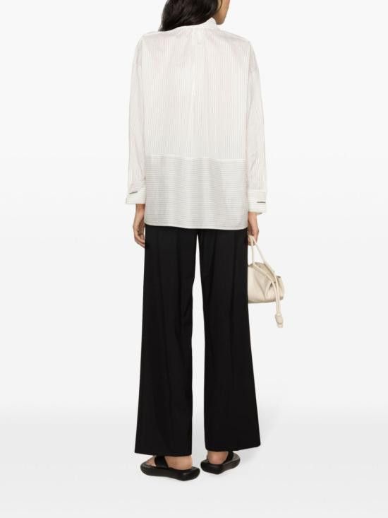 Max Mara MAX MARA Women Shirts 11191032600 001 White Size M / US 6-8 / IT 42-44 - 3 Thumbnail