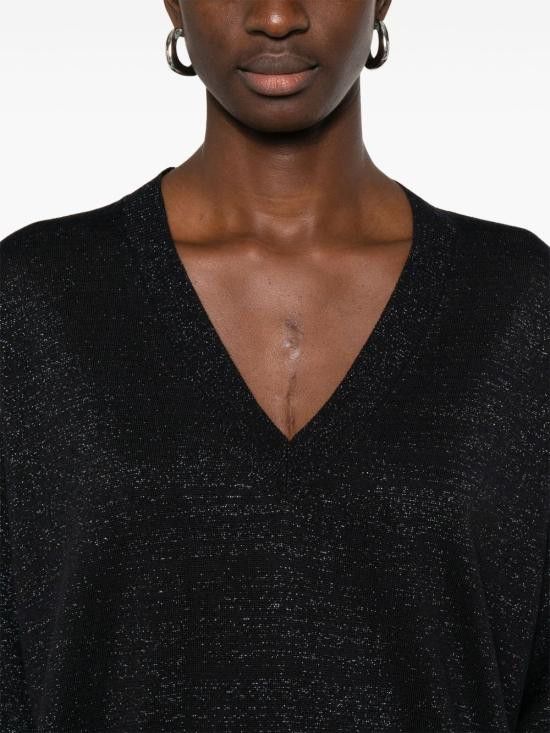 Fabiana Filippi FABIANA FILIPPI Women Sweater MAD275F510 L3795146 Blue Size M / US 6-8 / IT 42-44 - 5 Thumbnail