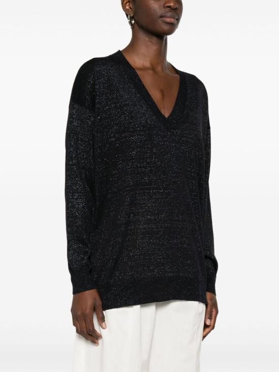 Fabiana Filippi FABIANA FILIPPI Women Sweater MAD275F510 L3795146 Blue Size XS / US 0-2 / IT 36-38 - 3 Thumbnail