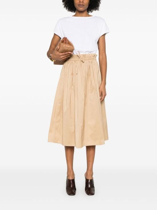 Fabiana Filippi FABIANA FILIPPI Women Short Skirts ABD275F626 L374VR1 Beige Size M / US 6-8 / IT 42-44 - 4 Thumbnail