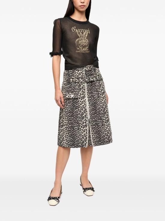 Ganni GANNI Women Sweater K2479 099 Black Size S / US 4 / IT 40 - 3 Thumbnail