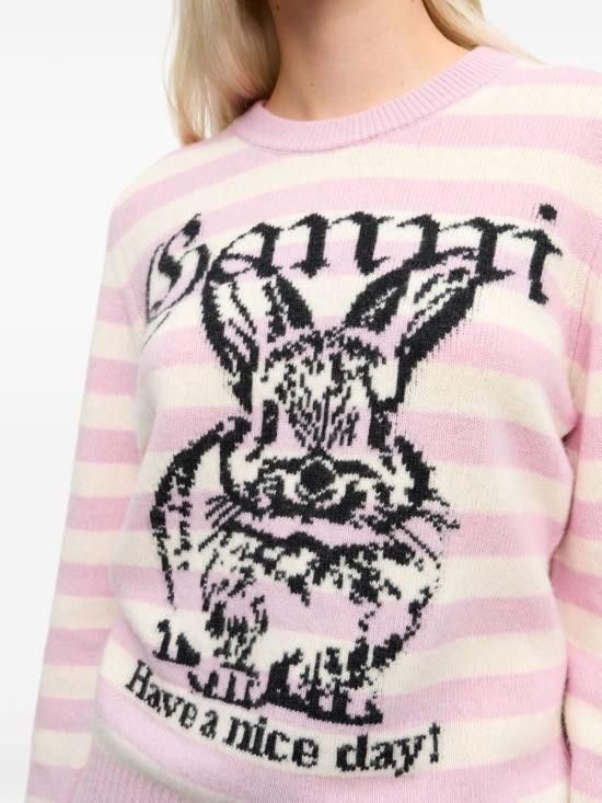 Ganni GANNI Women Sweater K2426 065 Pink Size L / US 10 / IT 46 - 6 Thumbnail