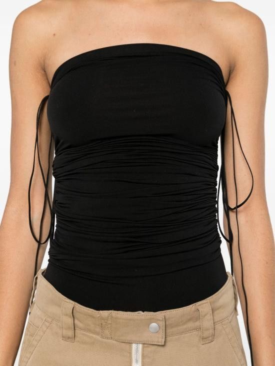 Wolford WOLFORD Women Bodysuit Tops 77107 7005 Black Size XS / US 0-2 / IT 36-38 - 3 Thumbnail