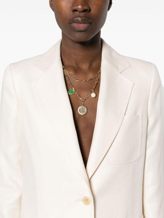 Max Mara MAX MARA Women Jackets 11041092600 006 White Size S / US 4 / IT 40 - 2 Thumbnail
