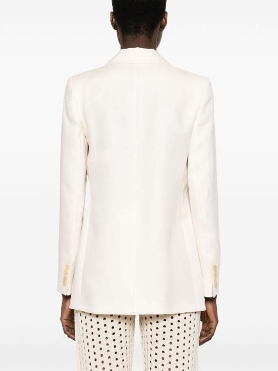 Max Mara MAX MARA Women Jackets 11041092600 006 White Size S / US 4 / IT 40 - 4 Thumbnail