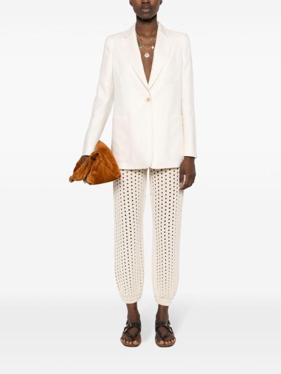 Max Mara MAX MARA Women Jackets 11041092600 006 White Size S / US 4 / IT 40 - 5 Thumbnail