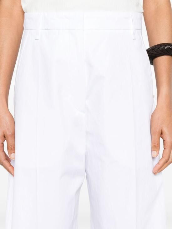 Sportmax SPORTMAX Women Straight Pants 12131122600 001 White Size 26" / US 2 / IT 38 - 2 Thumbnail