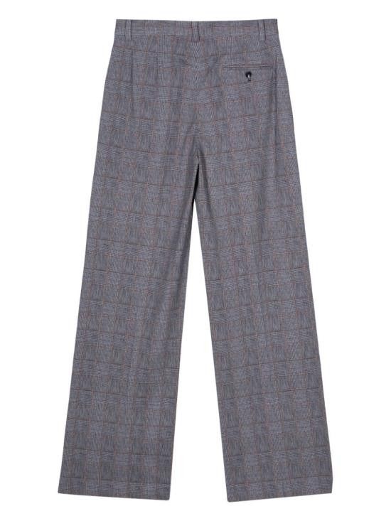 Circolo 1901 CIRCOLO 1901 Women Straight Pants FD3106 BLU Blue Size 32" / US 10 / IT 46 - 2 Thumbnail