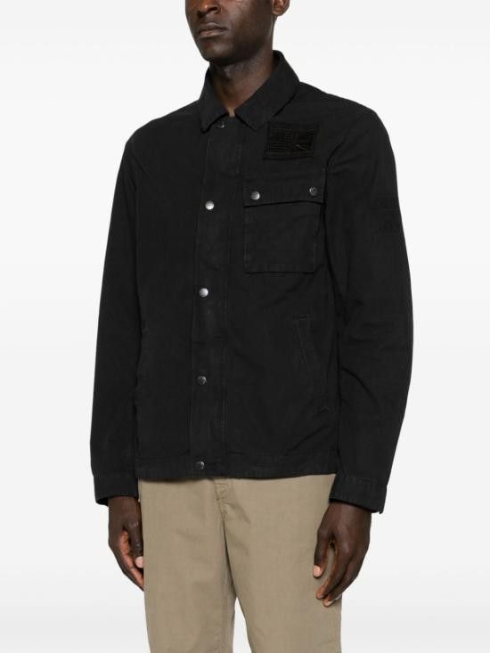 Barbour BARBOUR Men Jacket MCA0976 MCABK11 Black Size US XL / EU 56 / 4 - 2 Thumbnail