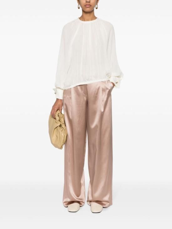 Max Mara MAX MARA Women Straight Pants 11131034600 012 Brown Size 26" / US 2 / IT 38 - 3 Thumbnail