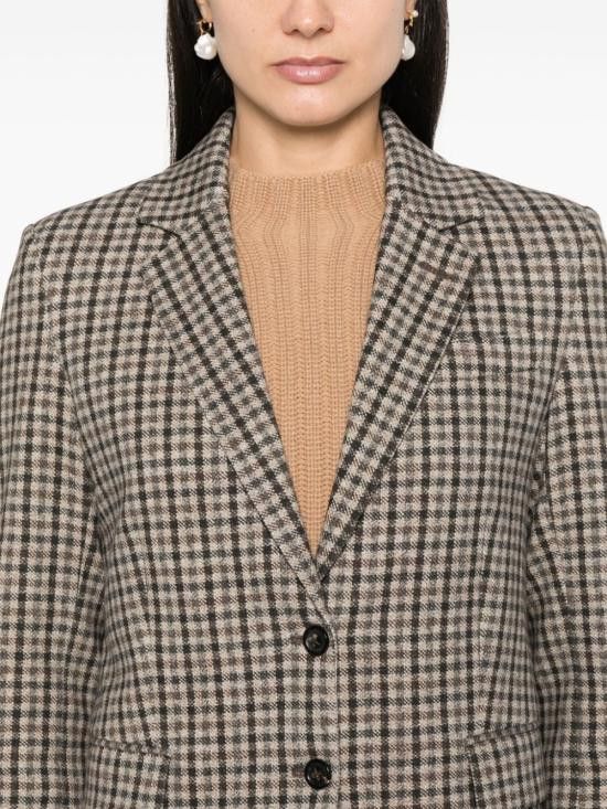 Circolo 1901 CIRCOLO 1901 Women Jackets FD3274 ARGAN Brown Size XL / US 12-14 / IT 48-50 - 3 Thumbnail