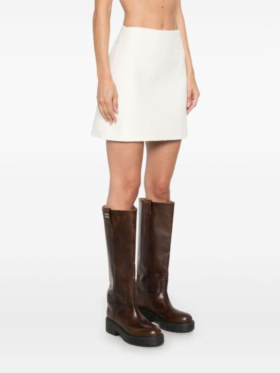 Ermanno Scervino ERMANNO SCERVINO Women Mid Skirts D452O318 HNG14800 White Size 27" / US 4 / IT 40 - 2 Thumbnail