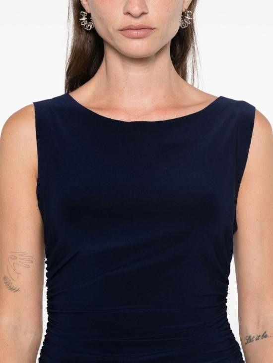 Norma Kamali NORMA KAMALI Women Short Skirts KK2243PLE73 951 Blue Size S / US 4 / IT 40 - 3 Thumbnail