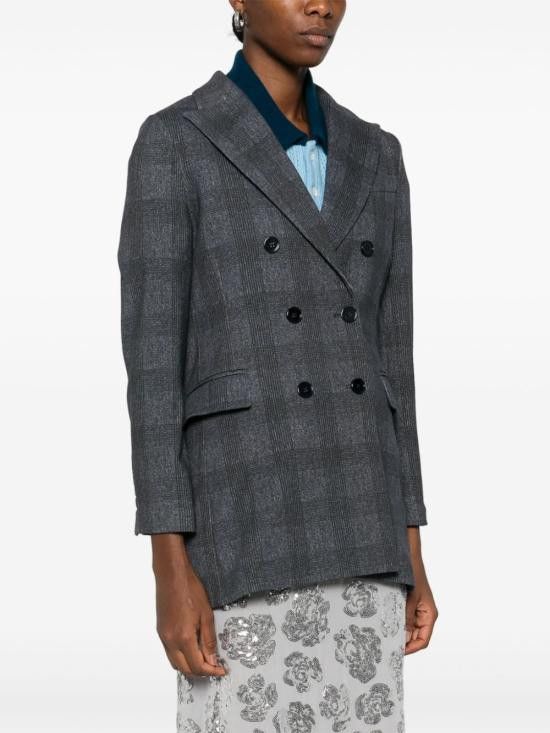 Circolo 1901 CIRCOLO 1901 Women Jackets FD3246 BLU Blue Size XS / US 0-2 / IT 36-38 - 3 Thumbnail