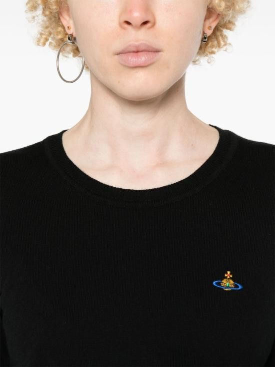 Vivienne Westwood VIVIENNE WESTWOOD Women Sweater 1803002S Y001VN401 Black Size XS / US 0-2 / IT 36-38 - 4 Thumbnail