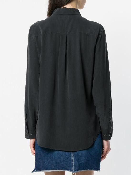 Equipment EQUIPMENT Women Shirts Q23E231 TRUEBLACK Black Size L / US 10 / IT 46 - 4 Thumbnail