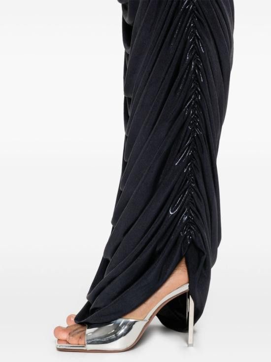 Norma Kamali NORMA KAMALI Women Long Skirts ST2243LME74 951 Blue Size S / US 4 / IT 40 - 2 Thumbnail