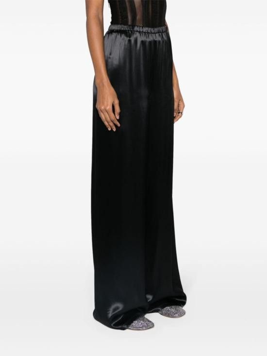 Salvatore Ferragamo SALVATORE FERRAGAMO Women Straight Pants 13C978 770256001 Black Size 27" / US 4 / IT 40 - 3 Thumbnail