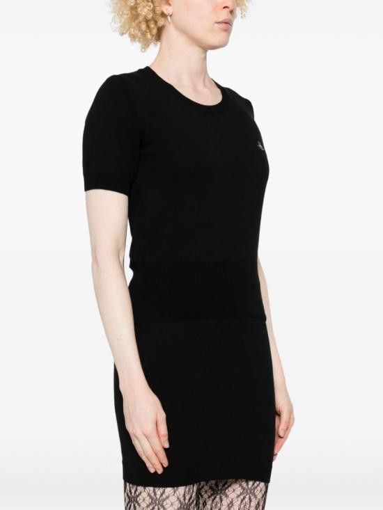 Vivienne Westwood VIVIENNE WESTWOOD Women Sweater 1803002Q Y001VN401 Black Size M / US 6-8 / IT 42-44 - 3 Thumbnail
