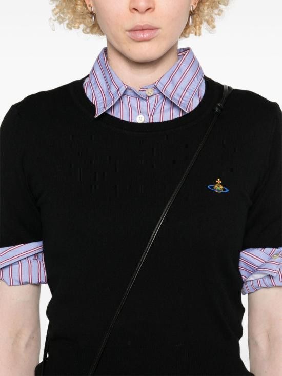 Vivienne Westwood VIVIENNE WESTWOOD Women Sweater 1803002Q Y001VN401 Black Size S / US 4 / IT 40 - 4 Thumbnail