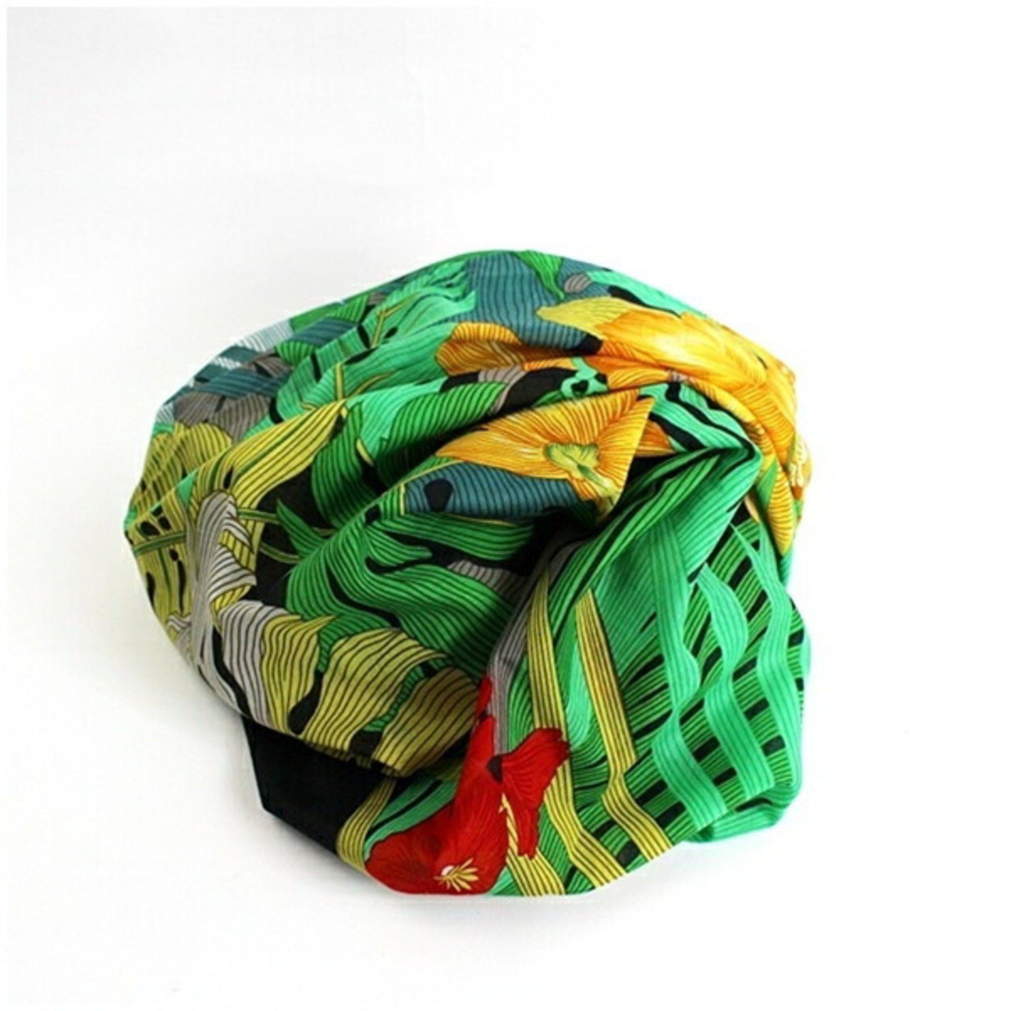Gucci Gucci Large Cotton Scarf Black x Multicolor Elephant GUCCI Women's Size ONE SIZE - 9 Thumbnail