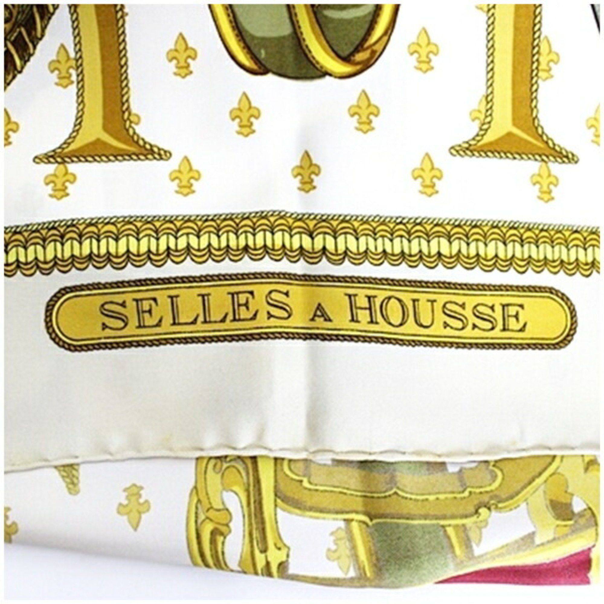 Hermes Hermes Carre 90 Scarf Muffler SELLES A HOUSSE Cover to sit HERMES Ladies Size ONE SIZE - 5 Thumbnail