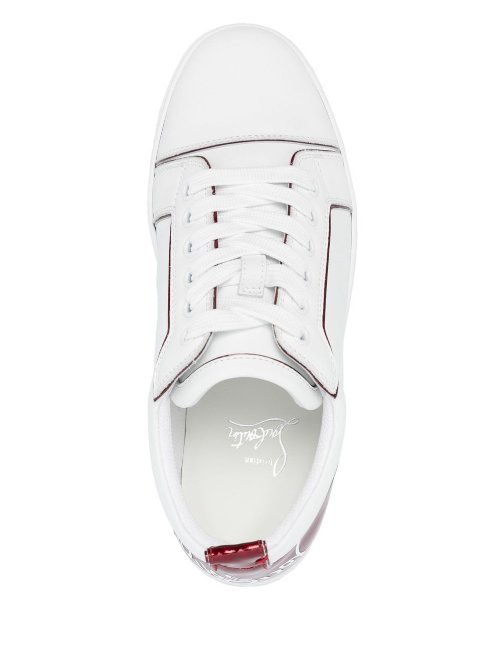 Christian Louboutin FUN LOUISE JUNIOR LEATHER SNEAKERS Size US 5 / IT 35 - 4 Thumbnail