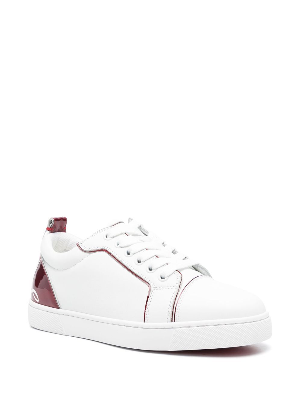 Christian Louboutin FUN LOUISE JUNIOR LEATHER SNEAKERS Size US 5 / IT 35 - 2 Thumbnail