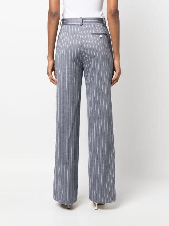 Circolo 1901 CIRCOLO 1901 Women Straight Pants FD2767 001T Blue Size 32" / US 10 / IT 46 - 4 Thumbnail