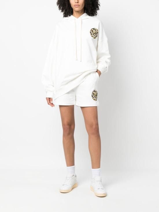 JOSHUA SANDERS JOSHUA SANDERS Women Hoodies 10171 CREAM White Size L / US 10 / IT 46 - 3 Thumbnail