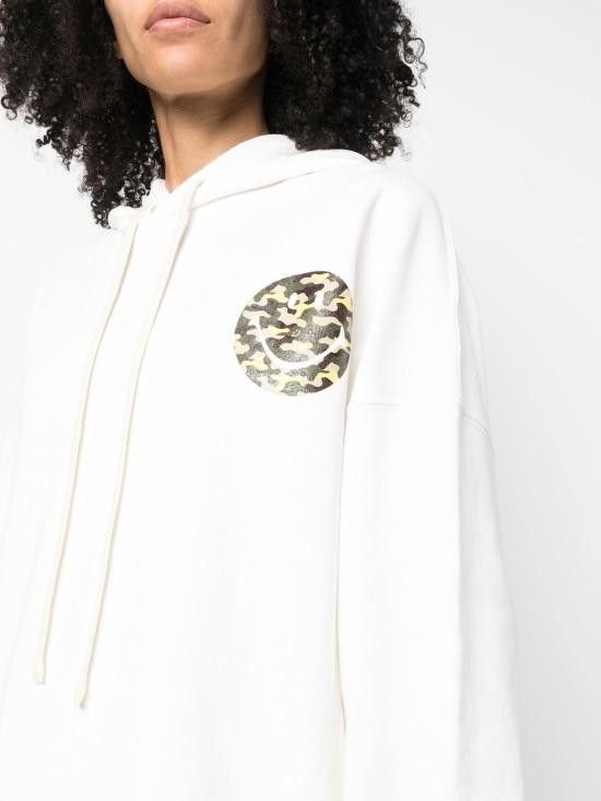 JOSHUA SANDERS JOSHUA SANDERS Women Hoodies 10171 CREAM White Size L / US 10 / IT 46 - 5 Thumbnail