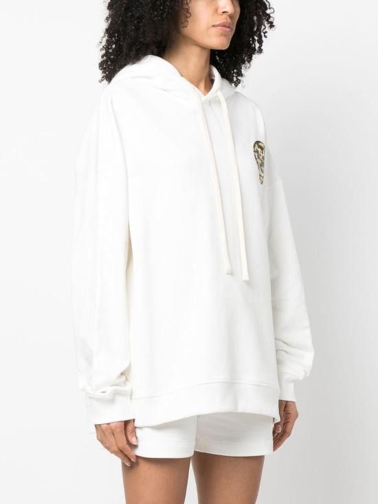 JOSHUA SANDERS JOSHUA SANDERS Women Hoodies 10171 CREAM White Size L / US 10 / IT 46 - 2 Thumbnail