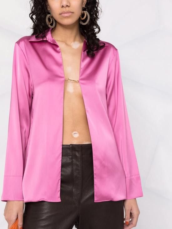 Jacquemus JACQUEMUS Women Shirts 213SH103 1000PINK Pink Size M / US 6-8 / IT 42-44 - 6 Thumbnail