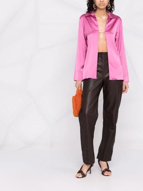 Jacquemus JACQUEMUS Women Shirts 213SH103 1000PINK Pink Size M / US 6-8 / IT 42-44 - 4 Thumbnail