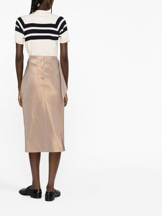 Maison Margiela MAISON MARGIELA Women Mid Skirts S51ME0005 S60450123 Beige Size 26" / US 2 / IT 38 - 4 Thumbnail
