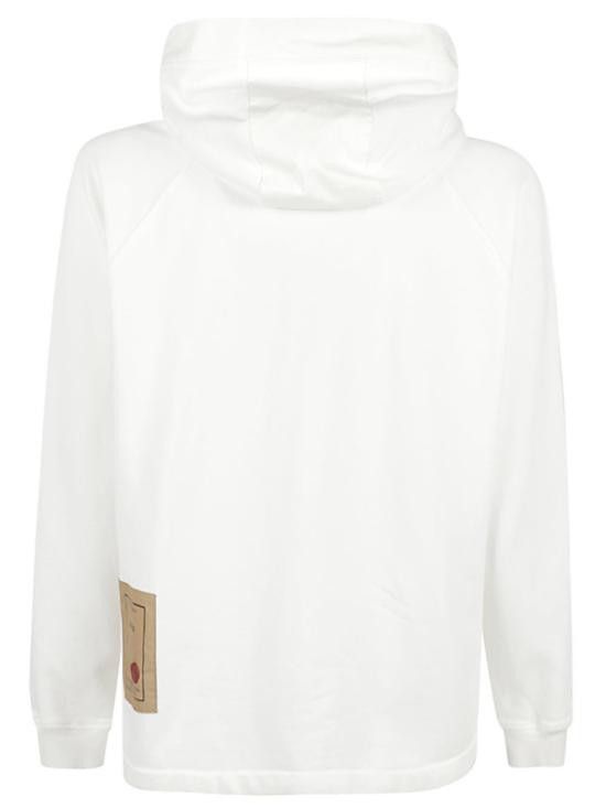 Ten C TEN C Women Hoodies 23CTCUF08077 A06018100 White Size M / US 6-8 / IT 42-44 - 2 Thumbnail