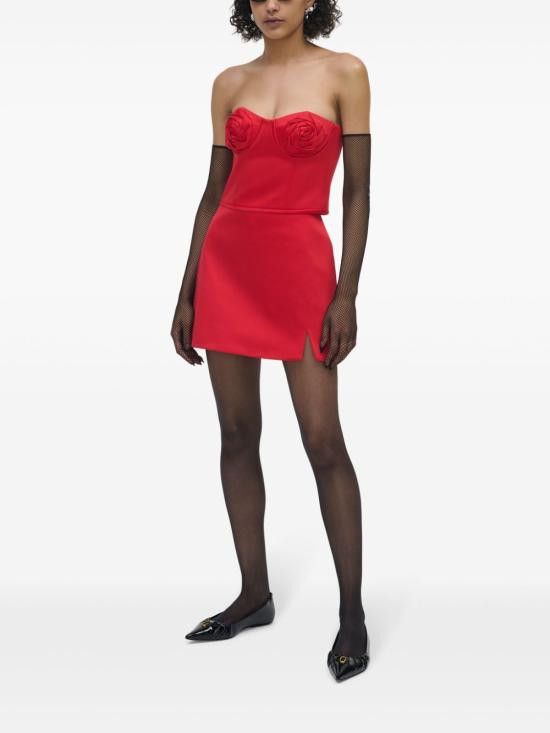 Marc Jacobs MARC JACOBS Women Mid Skirts 2F4RSK045W10 641 Red Size 27" / US 4 / IT 40 - 4 Thumbnail