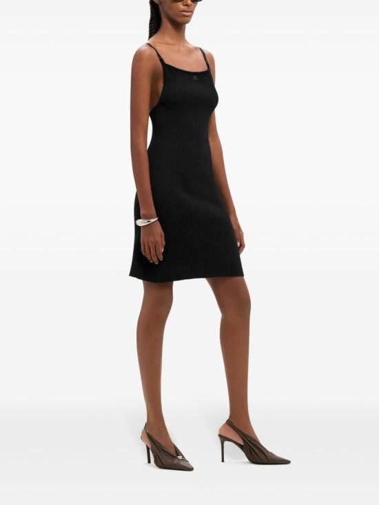 Courreges COURREGES Women Short Skirts 324MRO441FI0001 9999 Black Size L / US 10 / IT 46 - 3 Thumbnail