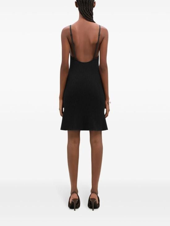 Courreges COURREGES Women Short Skirts 324MRO441FI0001 9999 Black Size L / US 10 / IT 46 - 4 Thumbnail