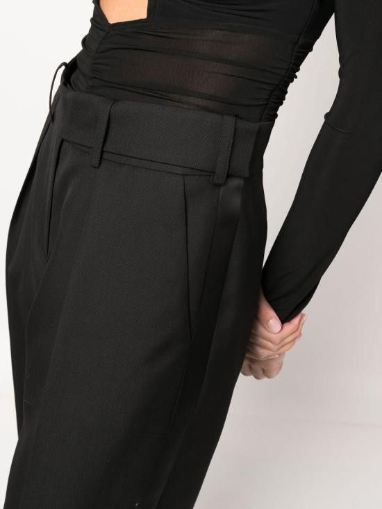 Alexandre Vauthier ALEXANDRE VAUTHIER Women Straight Pants PA911BIS BLACK Black Size 27" / US 4 / IT 40 - 5 Thumbnail