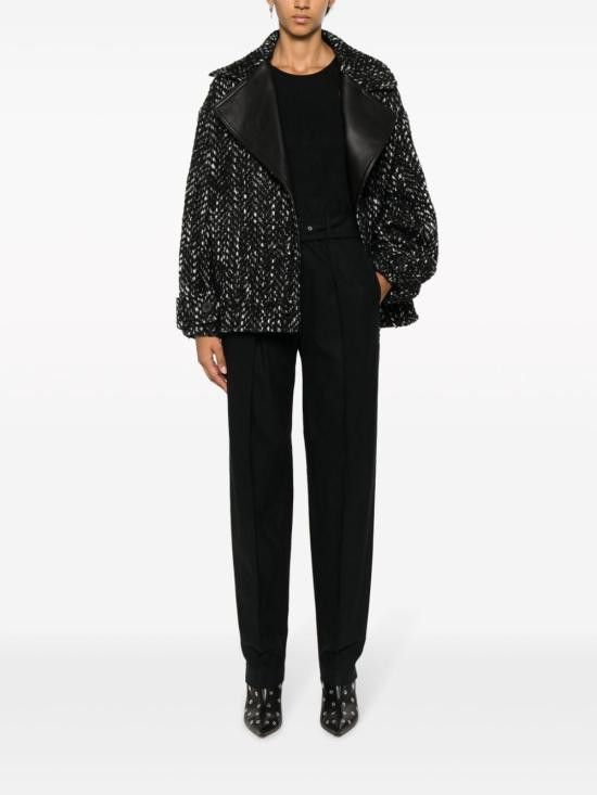 Iro IRO Women Straight Pants BENET WM23BLA01 Black Size 27" / US 4 / IT 40 - 3 Thumbnail