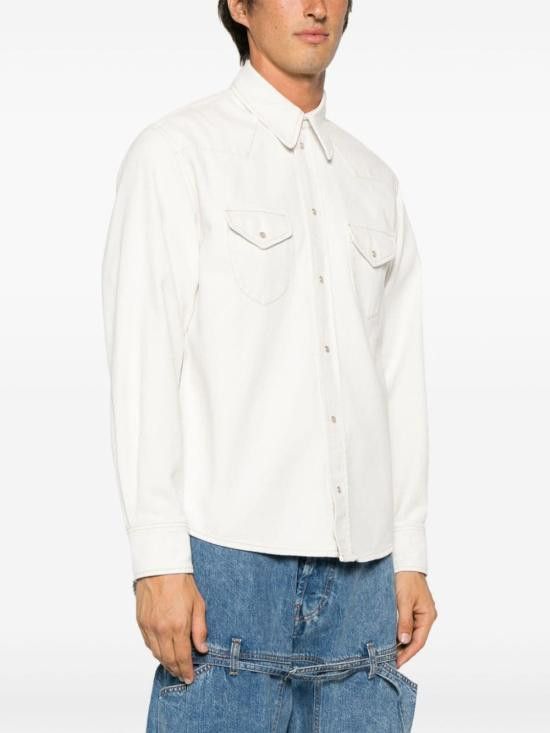 Bally BALLY Women Shirts MSH013 CO244U103 White Size XS / US 0-2 / IT 36-38 - 3 Thumbnail