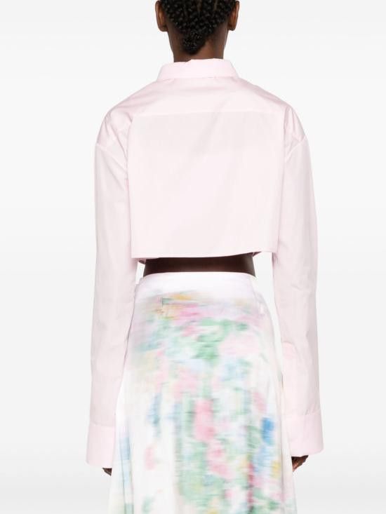 Loewe LOEWE Women Shirts S540Y05X67 6946 Pink Size XS / US 0-2 / IT 36-38 - 2 Thumbnail