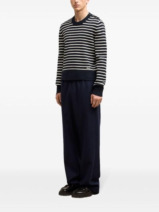 AMI AMI Men Sweater HKS039 KN00614023 Blue Size US L / EU 52-54 / 3 - 6 Thumbnail