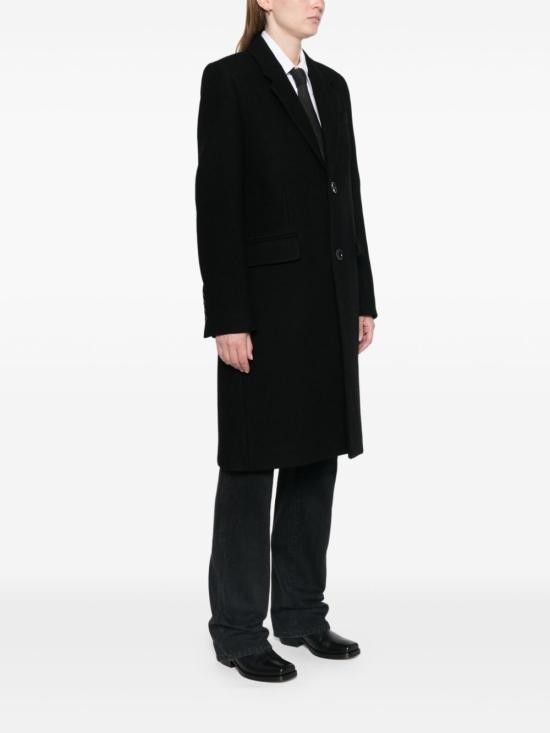 AMI AMI Women Coats FCO010 WV0049001 Black Size S / US 4 / IT 40 - 2 Thumbnail