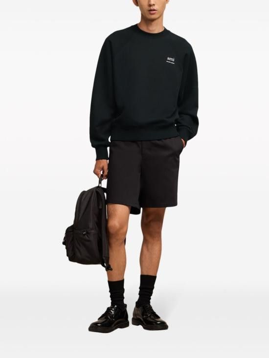AMI AMI Men Hoodies USW024 747001 Black Size US XL / EU 56 / 4 - 2 Thumbnail
