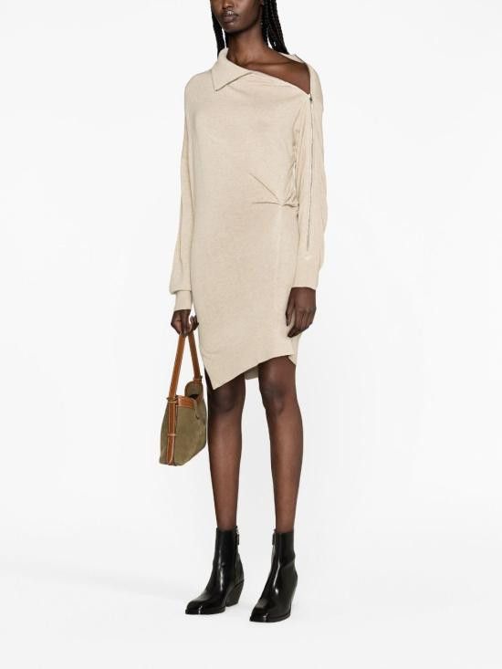 Isabel Marant ISABEL MARANT Women Short Skirts RO0300FA A1L47I GAELYS90BE Beige Size M / US 6-8 / IT 42-44 - 4 Thumbnail